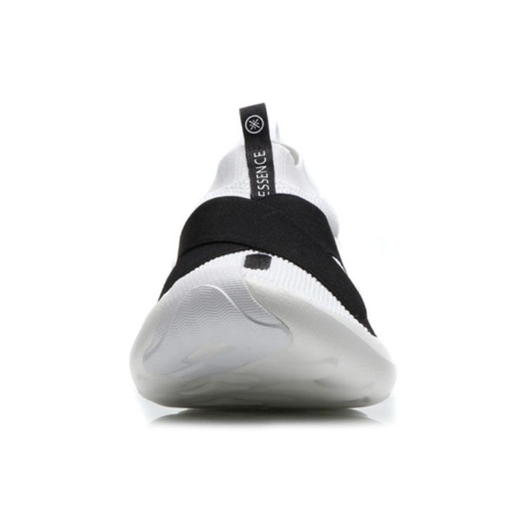 Li-Ning Баскетбольные кроссовки Wudao Shock Absorbing Anti-Slip Mid-Top Retro, мужские кроссовки, черные, белые, ABCM097-4