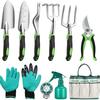 Multi-Function Garden Tool Hand Shovel/Triclaw Rake/Harrow/Drafter/Fork/Spade Loosening Potted Soil Planting Tools