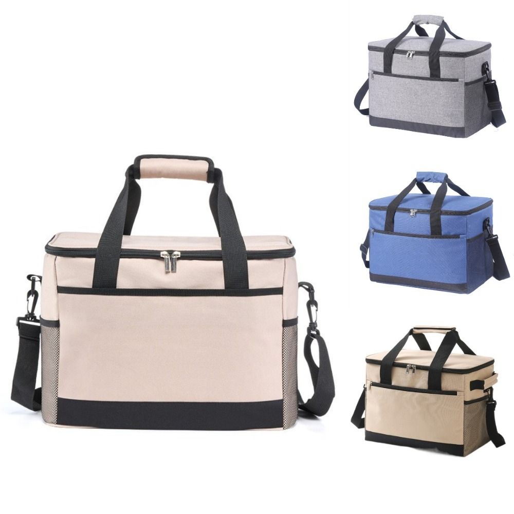 4-6h Heat Preservation Camping Picnic Bag Portable Insulated Lunch Bag Thermal Pie Carrier Potluck