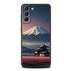 Япония Гора Фудзи Картина Цветение сакуры Чехол для телефона Для Samsung Galaxy S25 S24 S23 S22 S20 Ultra S21 FE 5G S10 Plus S10E Чехол