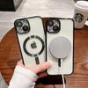 Роскошный Покрытие Магнитный Для Magsafe Чехол Для iPhone 15 14 13 12 11 16 Pro Max Plus Беспроводная Зарядка Ударопрочный Чехол Аксессуары