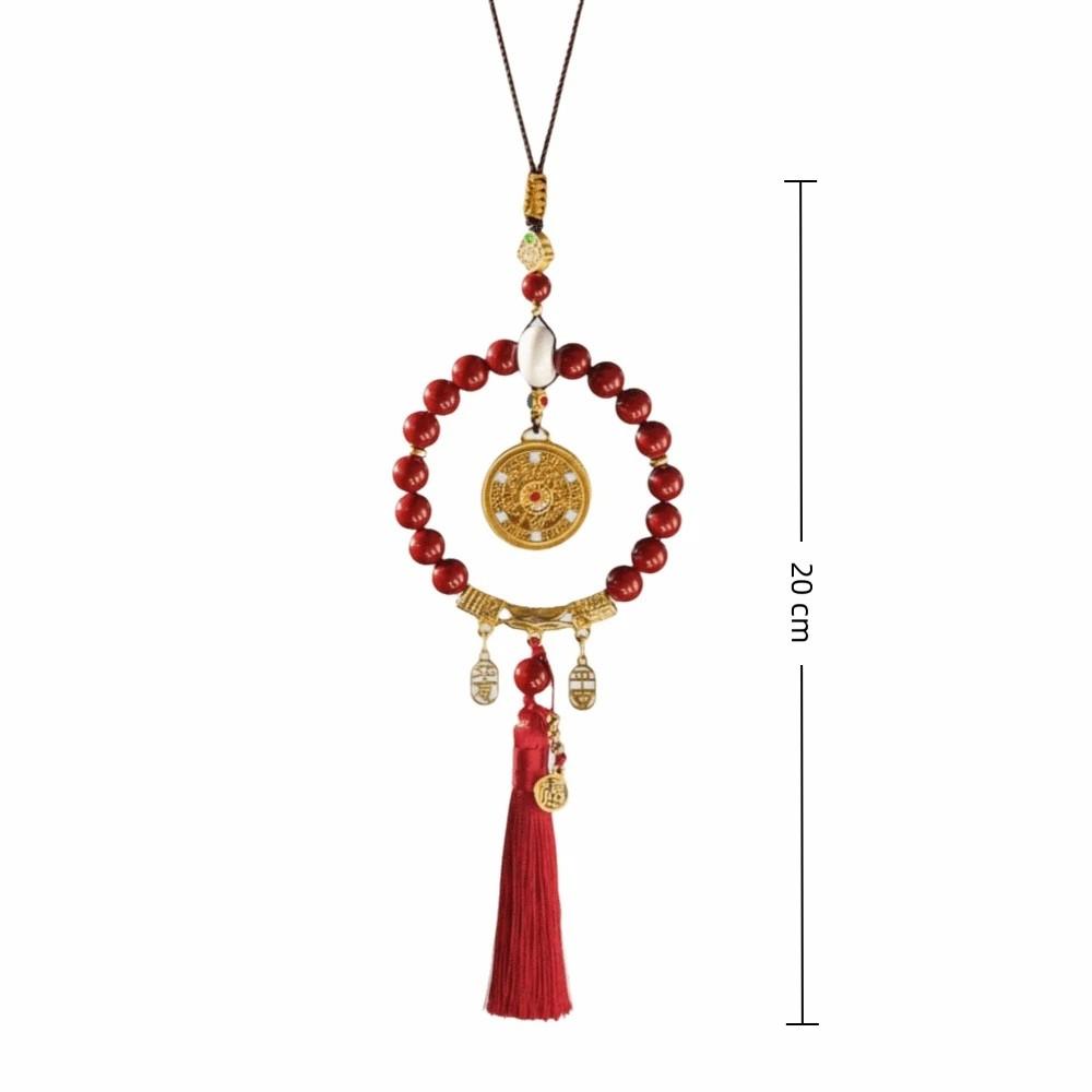 Five-Fortune Round Automobile Hanging Ornament Lucky Charm Jewelry Car Interior