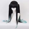 Anime Tokitou Muichirou Cosplay Synthetic Wig Muichiro Tokito Wig Heat Resistant Synthetic Hair Wigs
