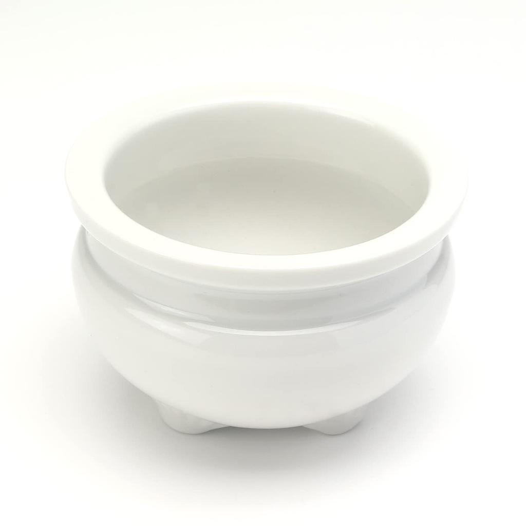 Ise Miyachu Incense Burner 3 Inches 5 Minutes White Miyachu - - [with Sticker]