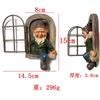 Christmas Gift Ornament Garden Ornament Dwarf Resin Crafts Cartoon Dwarf Statue White Beard Old Man
