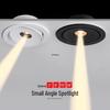 Recessed Anti-Glare Spotlight: 3, 8, 15-Degree Angles for Dining or Bedside