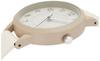 Часы Analog Ruffle Nuance Color Leather Strap White [Fieldwork] ASS160-1 Женские