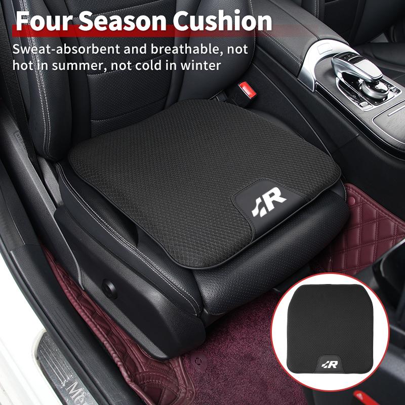 LEG1 Car Breathable Ice-Silk Booster Height Increasing Seat Cushion Auto Interior For VW R Scirocco Jetta Polo Golf Sharan Touran