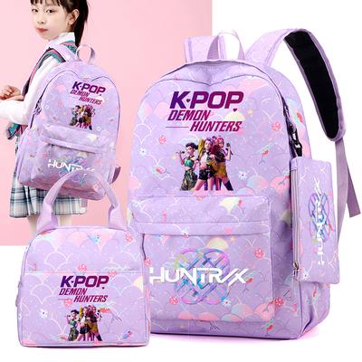 3 шт./компл. Милый рюкзак с принтом K-pop, сумка, пенал для подростка, студента, девочки, мальчика, школьный рюкзак, детский рюкзак, большая вместимость, дорожная сумка, подарок, Mochila