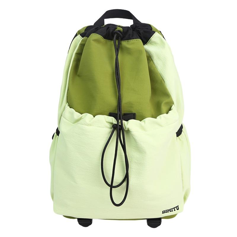 Легкий рюкзак на шнурке для мужчин и женщин, спортивный и для отдыха, для альпинистских походов, школьный рюкзак для колледжа