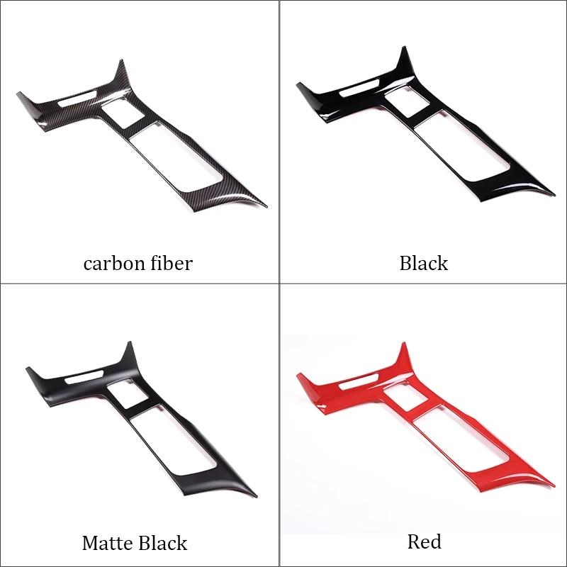 ABS карбоновая центральная консоль автомобиля, панель переключения передач, рамка, накладка для Chevrolet Corvette C7 2014-интерьер