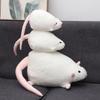 Plush Flower Branch Rat Doll Cartoon Animal Figure Cute Mouse Doll  Kids Gift Birthday