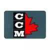 CCM Retro Ice Hockey Logo Non-slip Doormat Floor Mat Water oil proof Carpet Rug for Entrance Home Bathroom Living room Mats