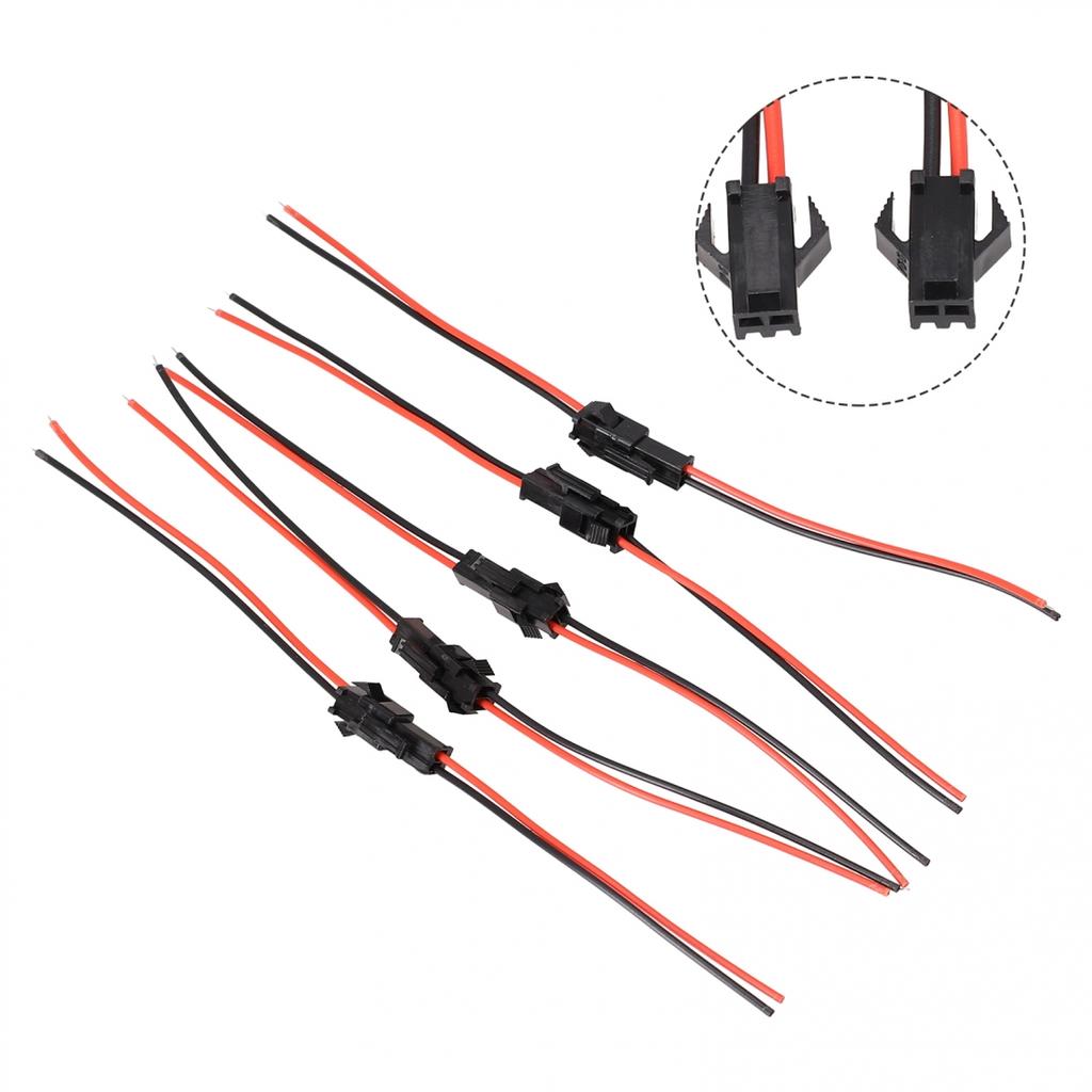 Гибкий 10PCS SM 2Pins 2P Female Male Проводной адаптер Простой процесс установки