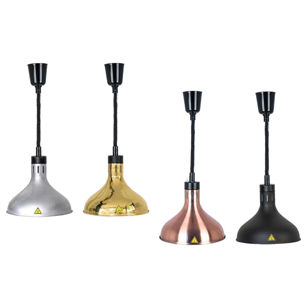 Телескопическая металлическая лампа для подогрева пищи с лампочкой Лампа для подогрева пищи