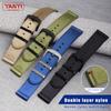Nylon Watchband 20mm 22mm For Samsung Galaxy Watch Active 2 Strap 44mm Huawei GT/2/Pro Galaxy Watch 4/Classic 45/40mm/46mm Band