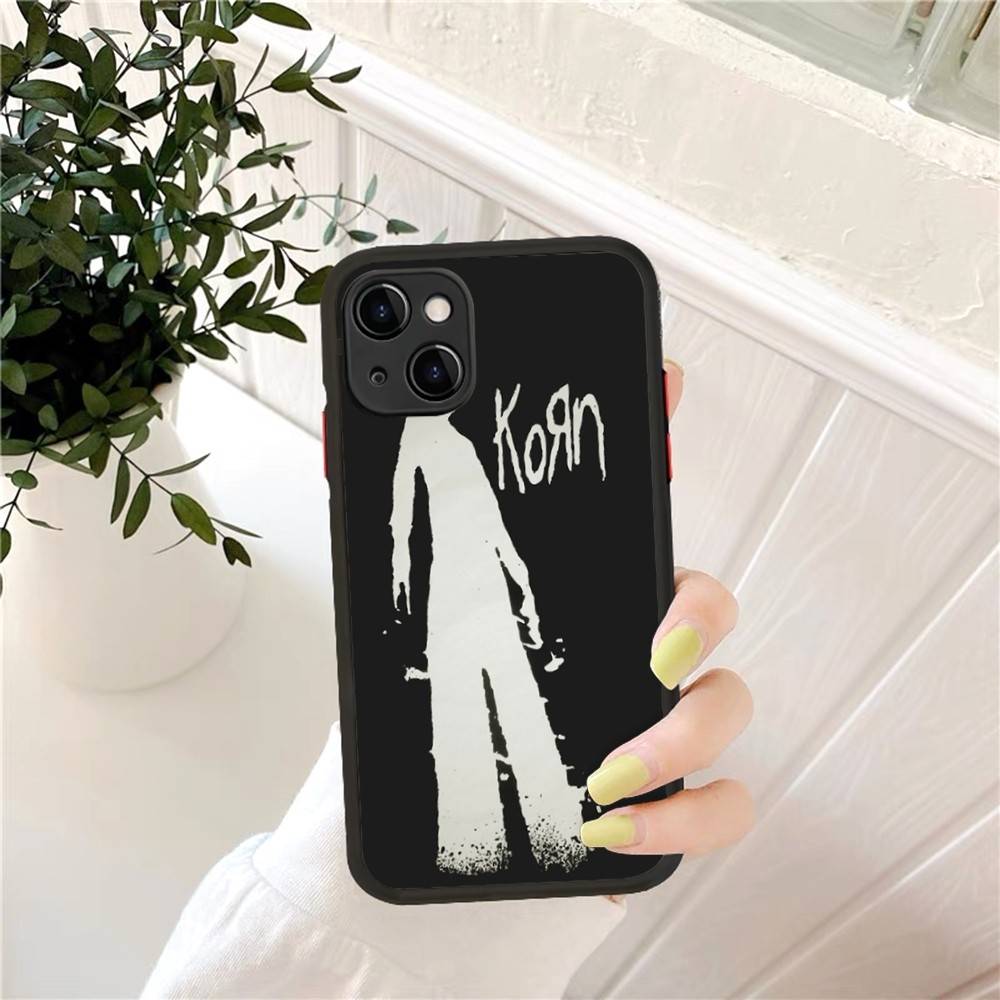 Rock Band K-Korn Phone Case for iPhone 16 15 14 11 12 13 Pro Max X XS Translucent Matte Cover