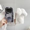 For Xiaomi 17 Pro Max Case Plush Cute Bunny Winter Fluffy TPU Phone Cover