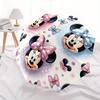Minnie Mouse, Bow Automatic Opening and Closing Umbrella, Compact Travel Umbrella, Lightweight and Portable, Suitable for Beach Commuting Bu