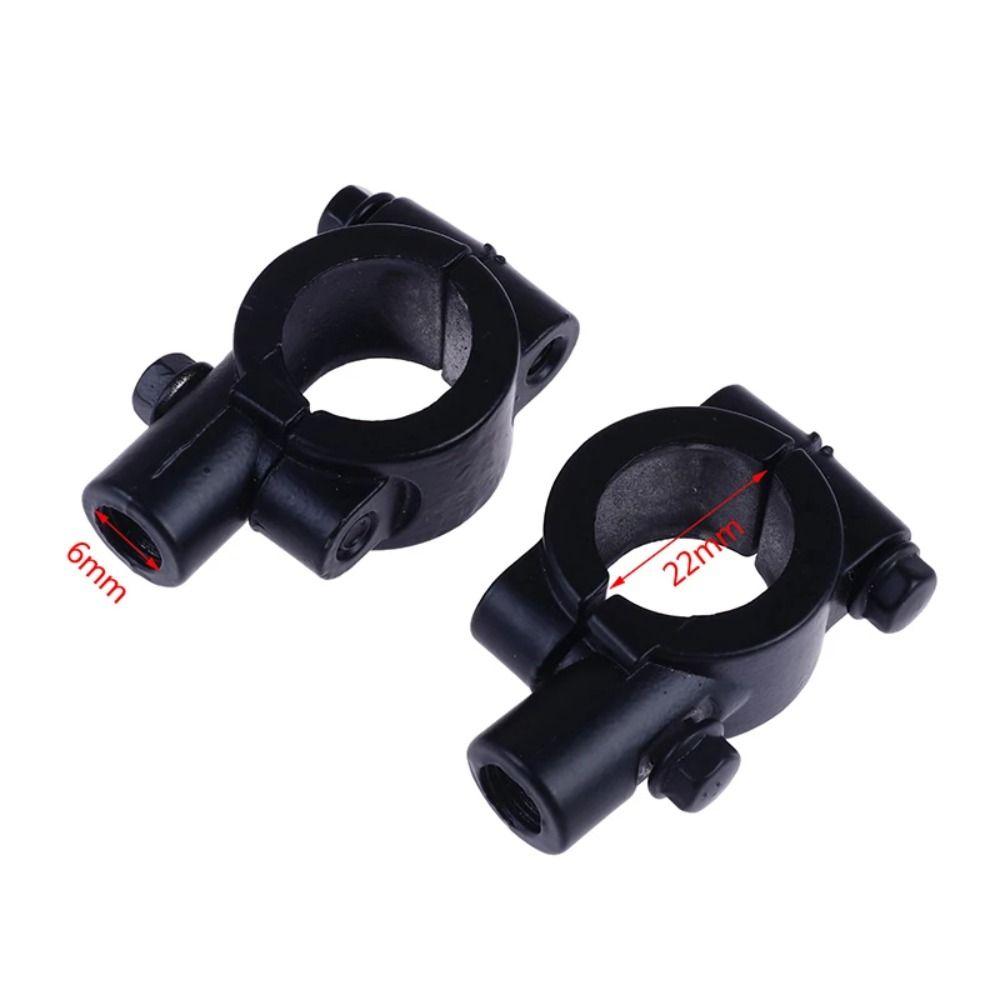 Зажимы для крепления зеркала из алюминиевого сплава, руль 20-22 мм, прочный универсальный мотоцикл