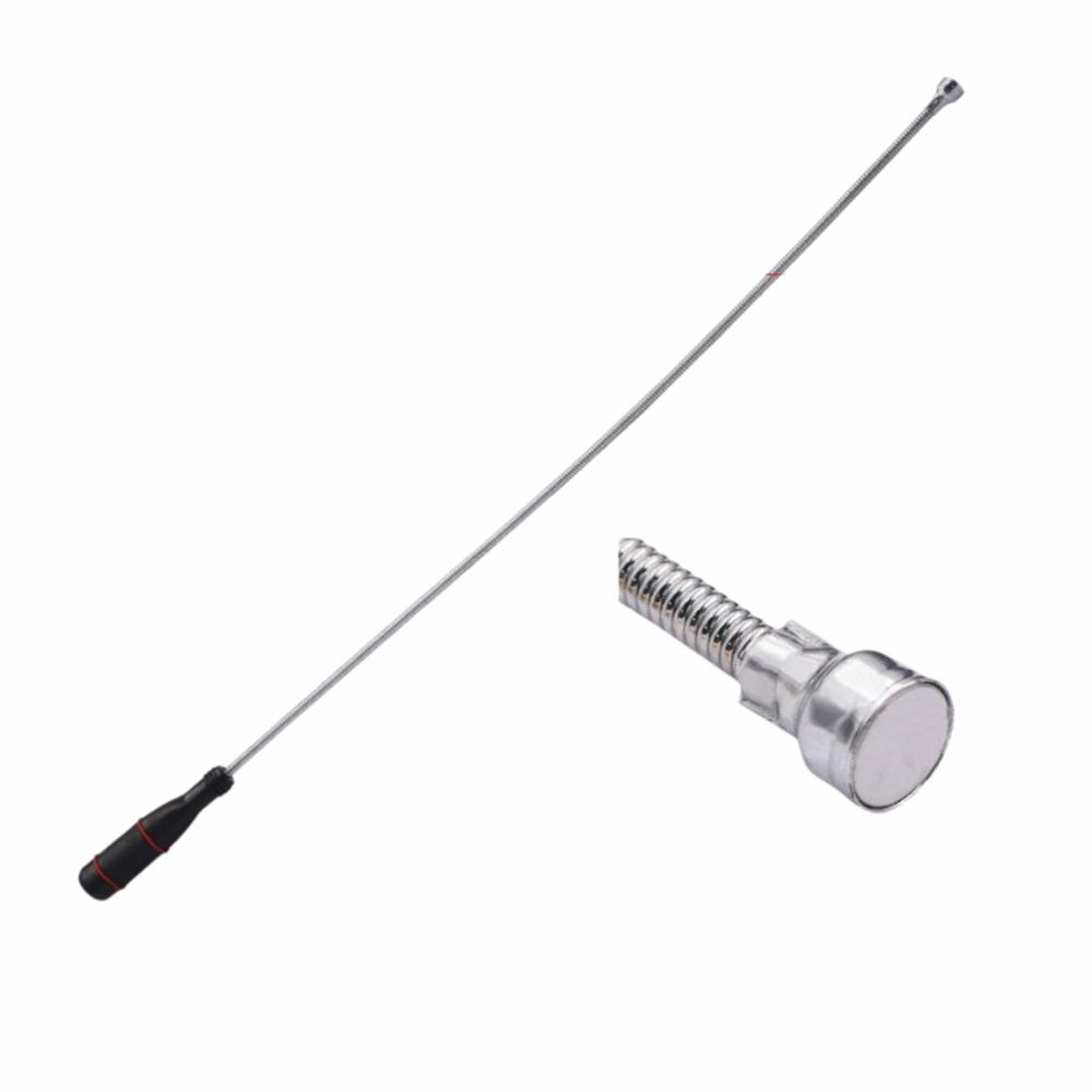 Powerful Flexible Magnetic Pickup Tool Foldable Magnet Grabber Metal Suction Bar Automotive Repair
