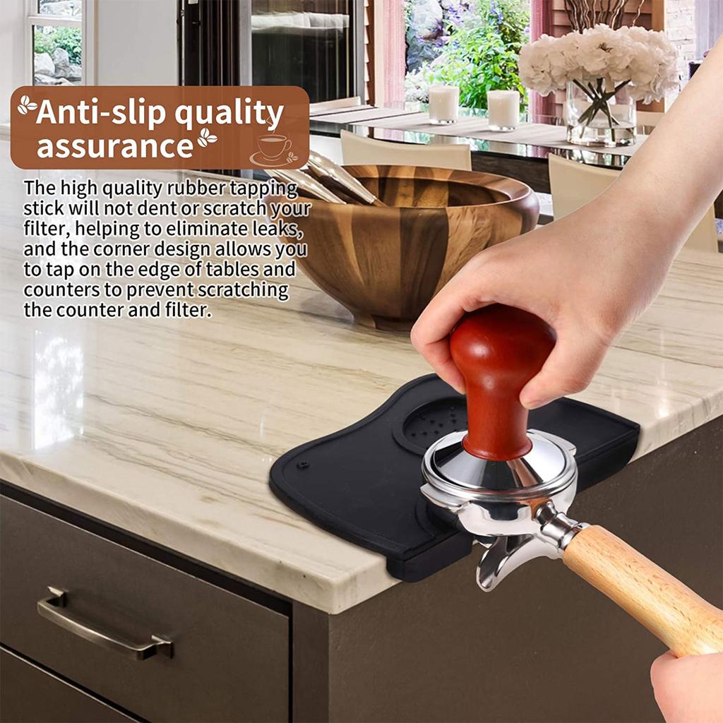 Коробка для выбивания кофейной гущи Эспрессо Нок-бокс Ударопоглощающая Прочная Бариста Эспрессо Контейнер для кофейной гущи Нескользящее основание
