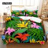 Tropical Green Plant Bedding Set Duvet Cover Set 3d Bedding Digital Printing Bed Linen Queen Size Bedding Set Fashion Design