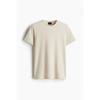 H M sliM FiT T sHirT ligHT Beige