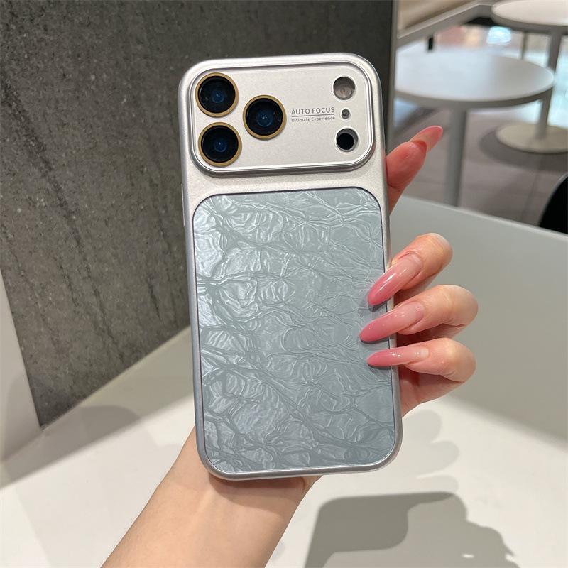 Чехол с узором «Ледяные трещины» для iPhone 16 Pro Max и Apple 15, Мгновенно трансформируется для 17 PM, Премиальное ощущение