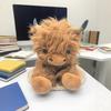 Highland Cow Plush Toy Cute Yak Doll with Long Fluffy Hair Soft Stuffed Animal Gift for Kids Adults Cow Lovers