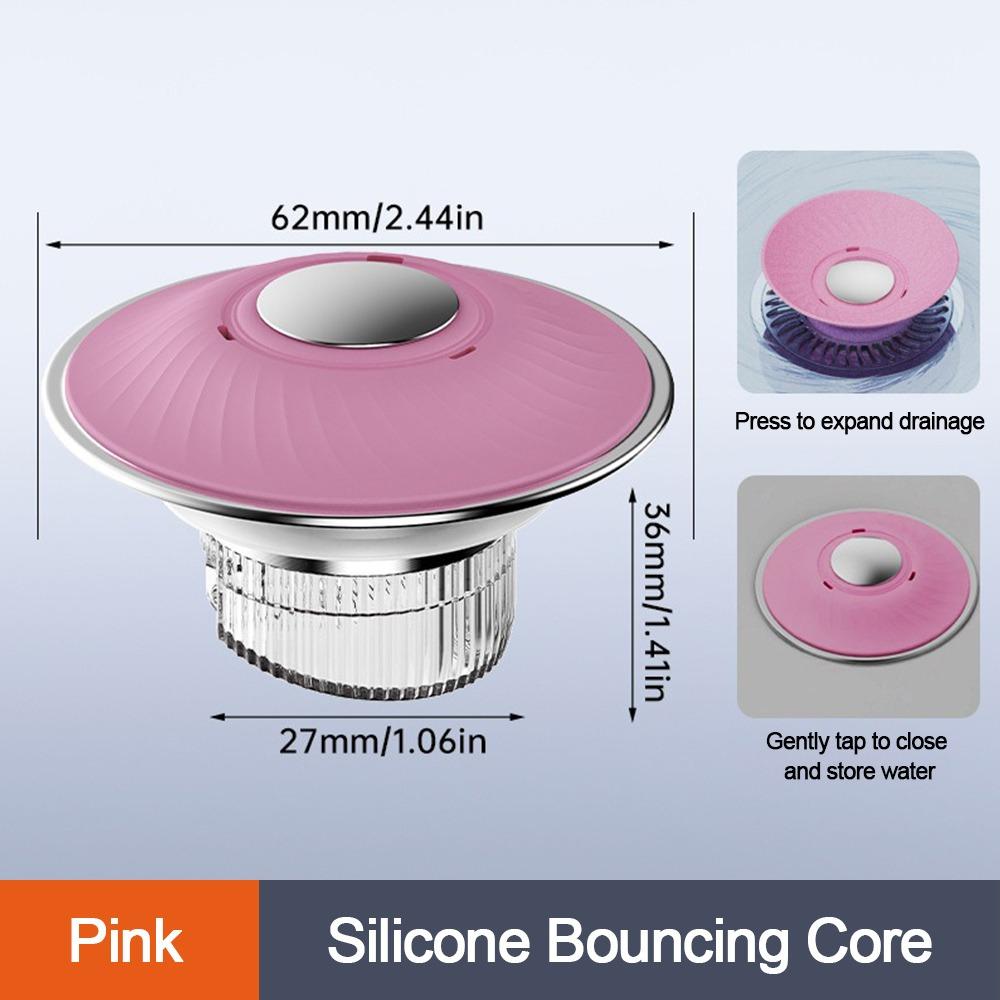 Пластиковый сердечник слива для пола, сетка для раковины против засоров, полезный всплывающий фильтр для слива, аксессуар для ванной комнаты