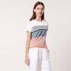 Anlom Women's Striped Linen Cotton Knit Top