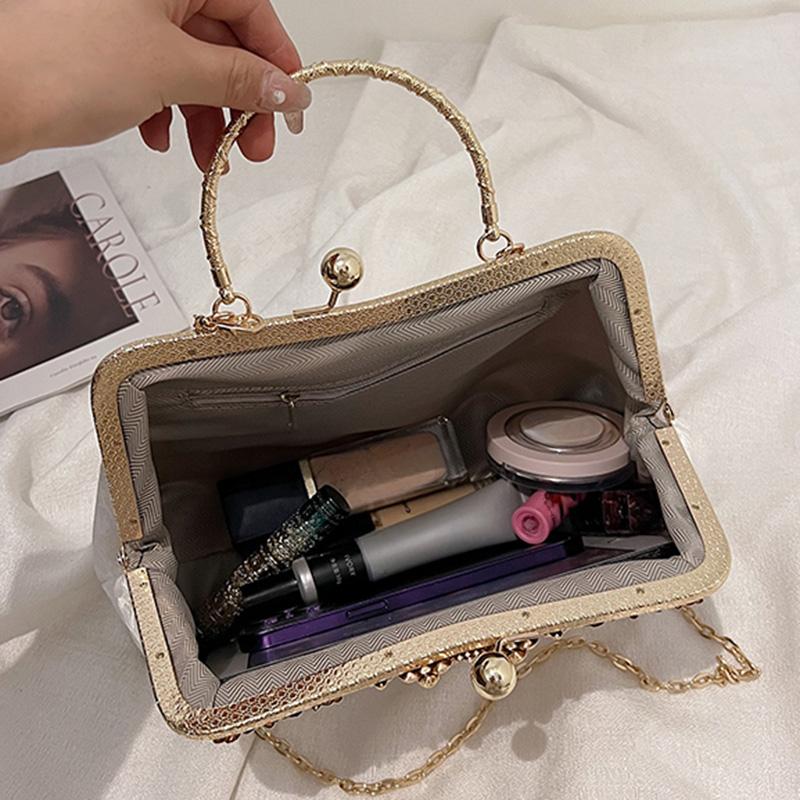 Дизайнерские женские сумки и кошельки с красной розой на цепочке, свадебные сумки-клатчи с цветами, бисером, кисточками, металлическими зажимами для переноски через плечо