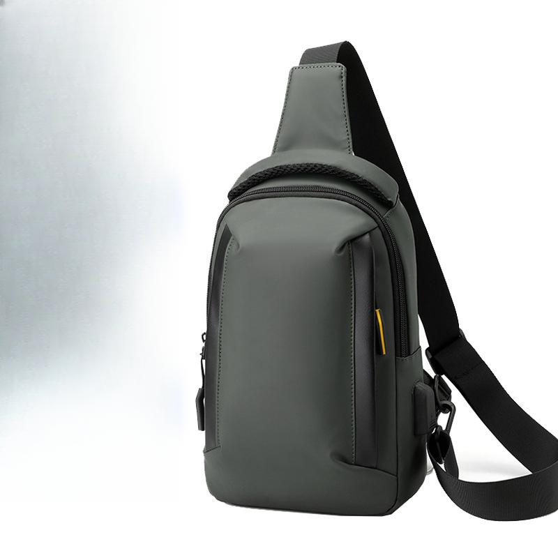 Fashionable Men's Chest Bag, Multi-functional Single-shoulder Bag for Commuting, Casual Women's Crossbody Bag, Trendy Travel Chest Backpack