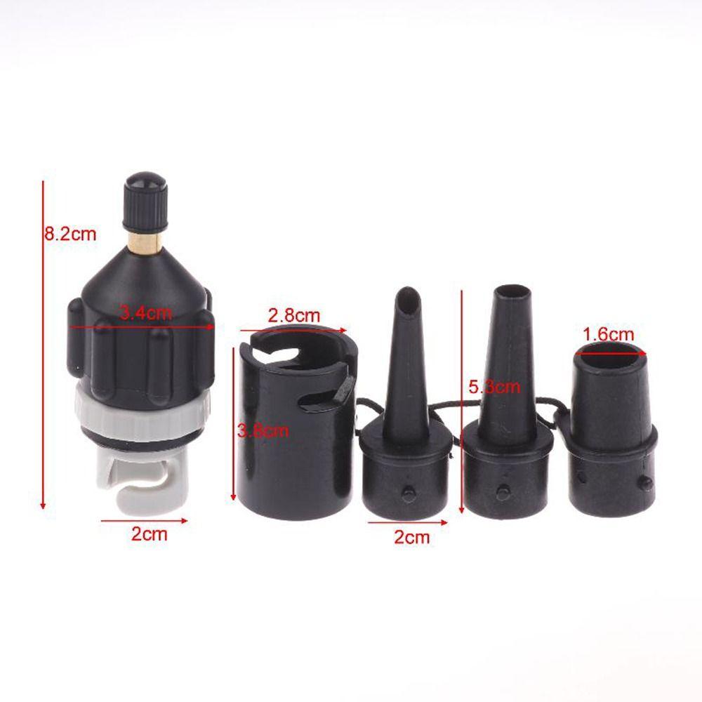 1Set PVC ABS Inflatable Pump Adapter Strong Sealing Pump Valve Adapter  for Inflatable Pool Air Bed