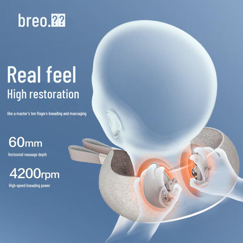Breo Neck Massager Pillow with Heat