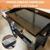 30/50Pcs Disposable Grill Grease Tray Aluminum Drip Pans Disposable Aluminum Foil Box  Kitchen Prep