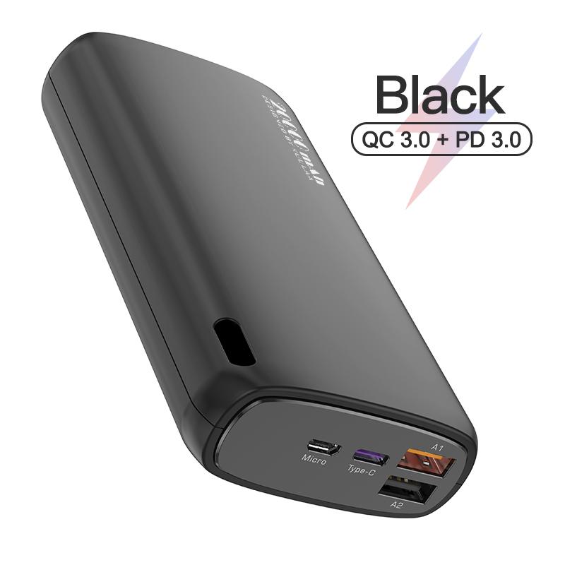 Power Bank Kuulaa 20000мАч со светодиодным индикатором заряда
