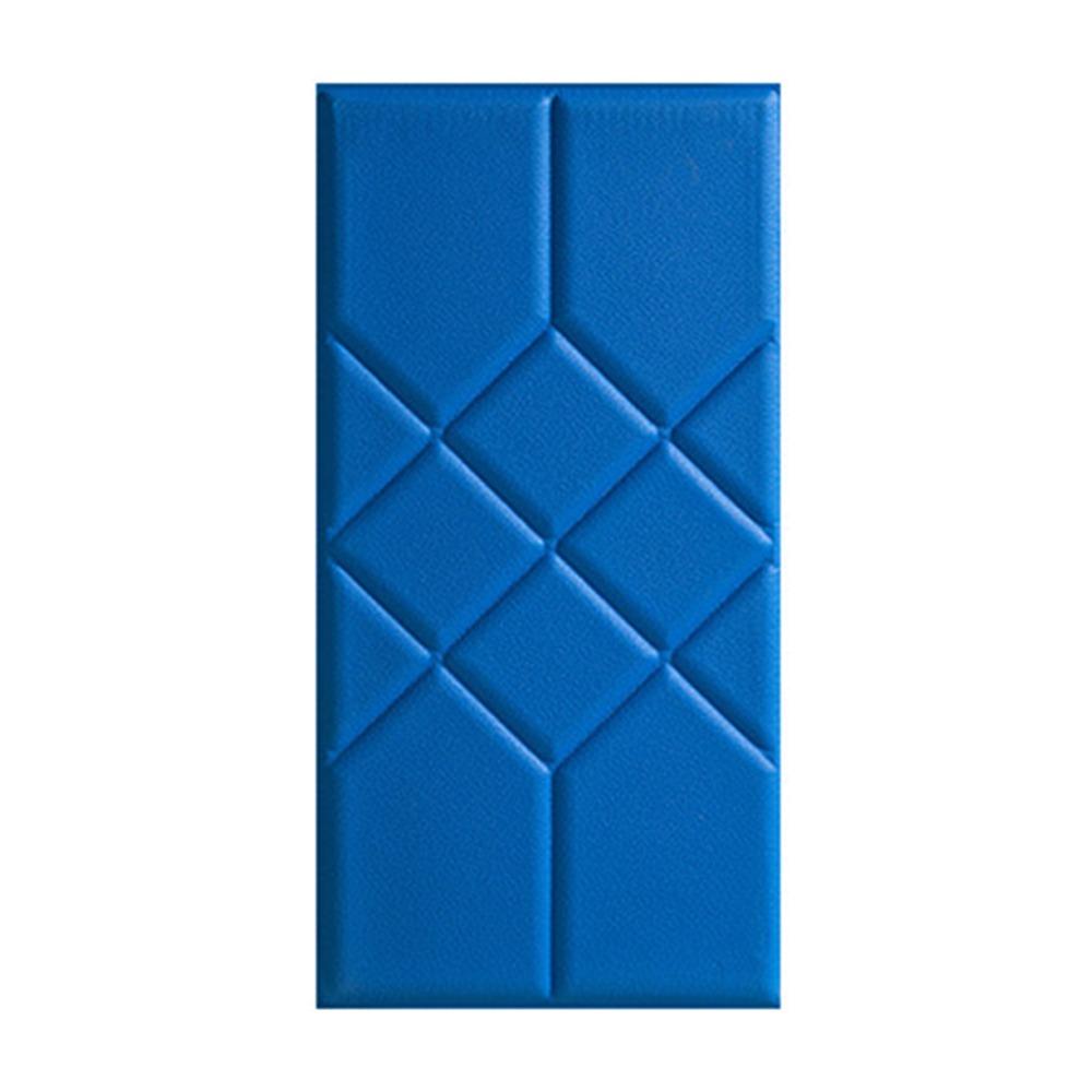 Tatami 3D Wall Stickers Anti-collision Rectangular Wallpaper Waterproof Self-adhesive Headboard Bed Soft Bag