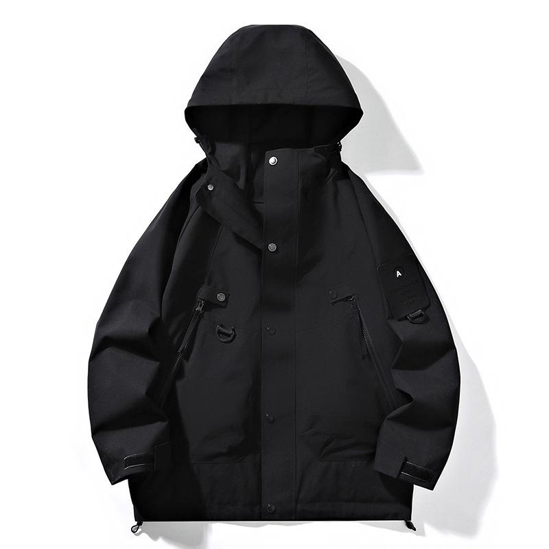 Jacket Jacket Autumn American Functional Tooling Loose Men's Large Size Couple Casual Top Jacket