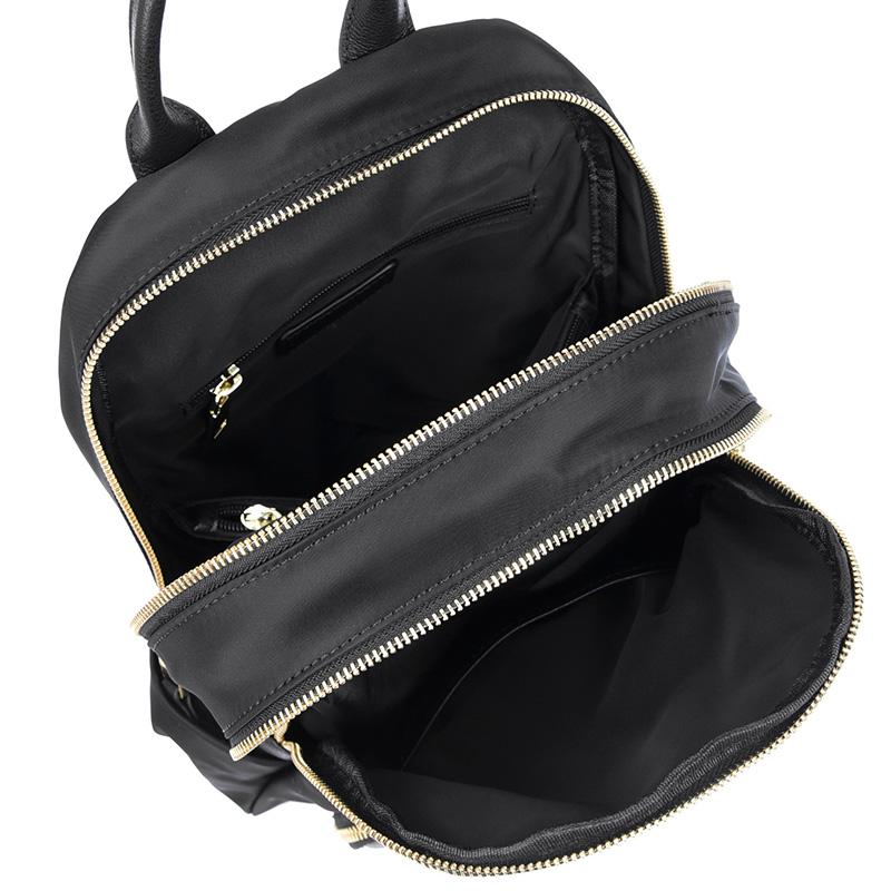 Genuine Leather Knapsack Oxford Women Rucksack Luxury Shoulder Bag Female Fashion Cowhide Travel Backpack New Ladies Casual Bag