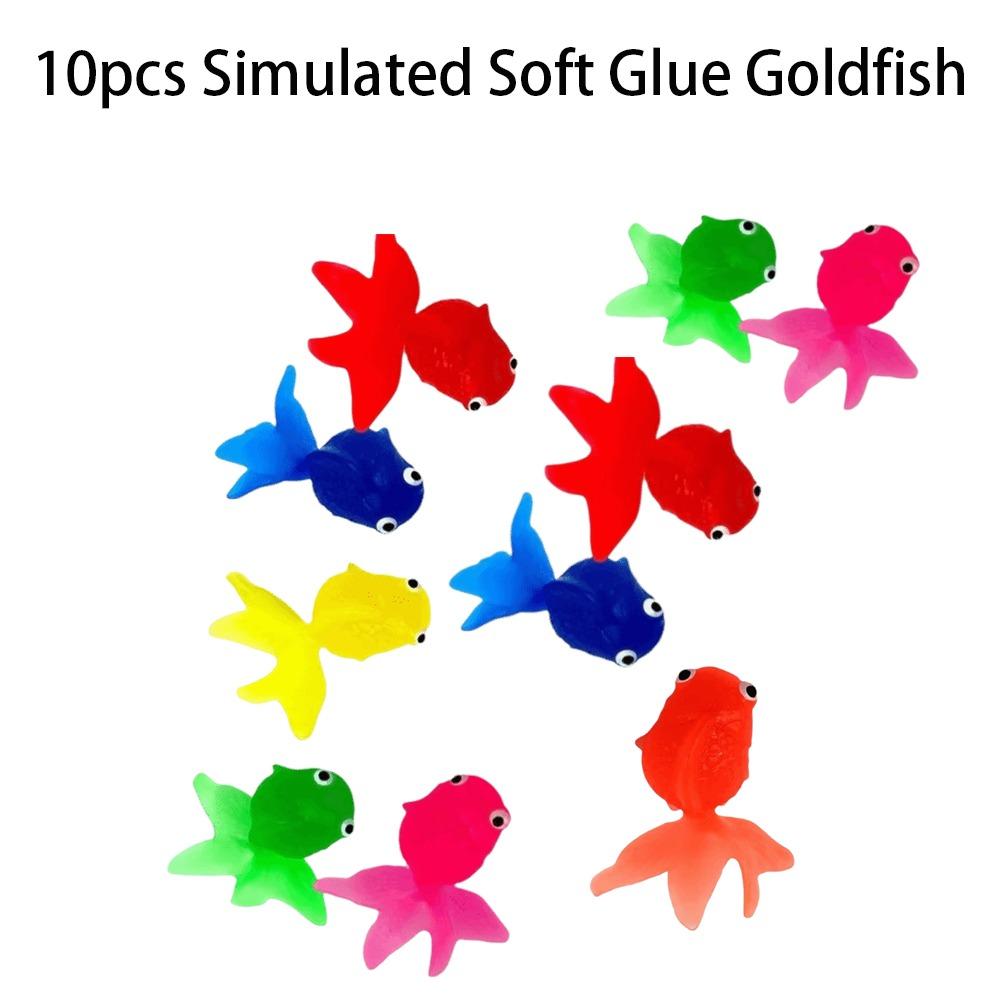 Пластиковые украшения для аквариума Мягкие TPR Рыболовные игрушки Плавающие рыбки Рыболовные игрушки