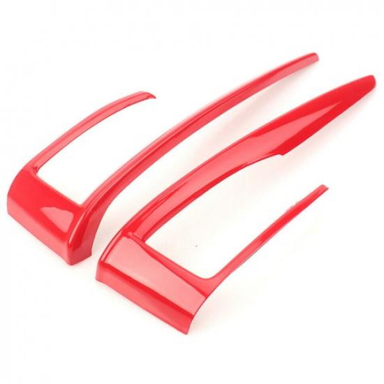 Interior Gear Shift Frame Cover Trim Red Fit Honda Civic 10th 2016 2017 2018 US