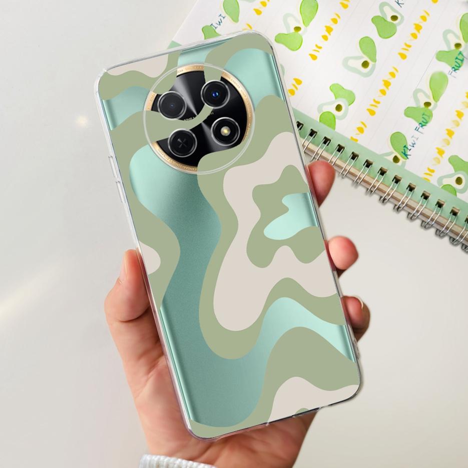 For Huawei Nova Y91 Case STG-LX1 STG-LX2 Cute Fashion Painted Cover Soft Slim Phone Case For Huawei Nova Y91 Y 91 NovaY91 Bumper