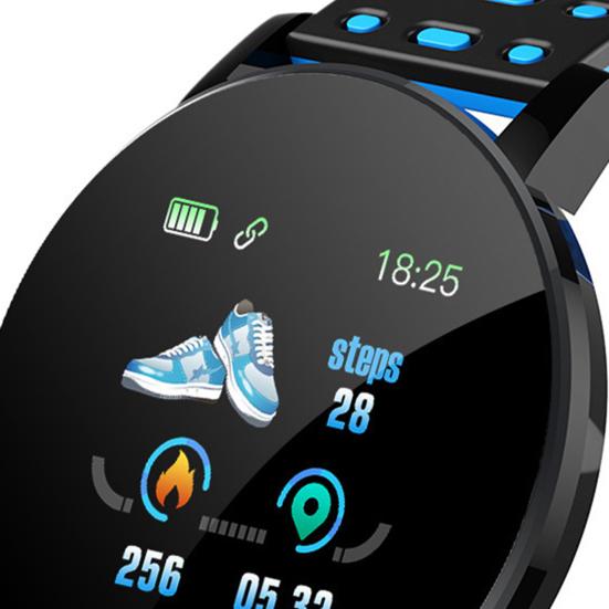 Умные часы 119 Plus Многофункциональный мониторинг здоровья Водонепроницаемые Модные Спортивные Монитор сердечного ритма Умные часы для бега