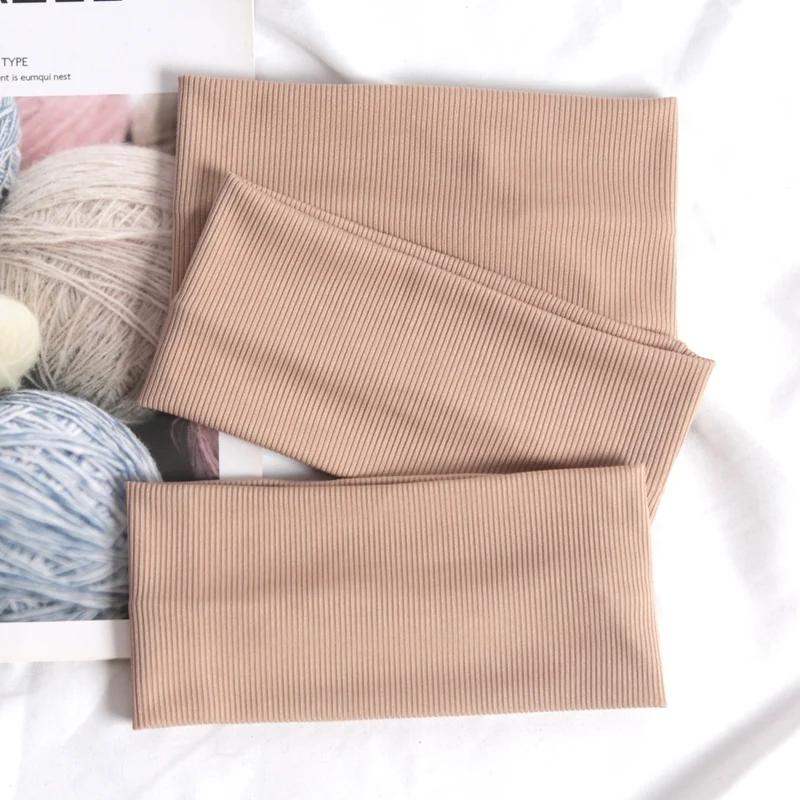 3 шт. Простые эластичные фитнес-йога повязки для волос для женщин мужчин однотонные беговые повязки для волос эластичные повязки для макияжа аксессуары