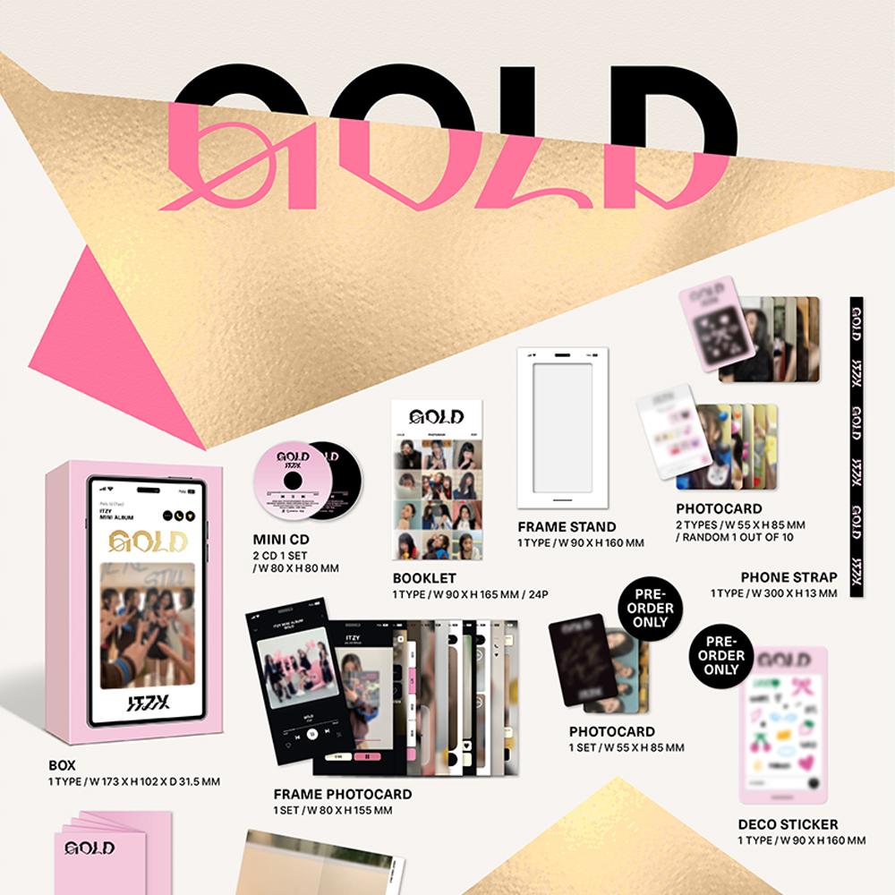 ITZY ЗОЛОТО (ТЕЛЕФОННАЯ БОКС Вер.)