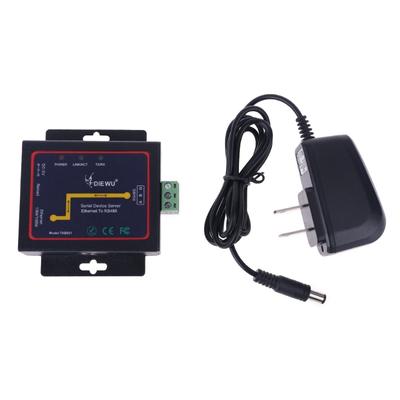 Модуль преобразователя Ethernet LAN Serial Server RJ45 в RS485 со встроенной веб-страницей, адаптер с вилкой США