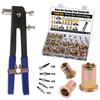 Rivet Nuts 150PCS Gun Mandrel Kit M3/M4/M5/M6/M8 or Nut Rivet Mandrels Repairtool Rivetgun Flatheadscrew Pop Nut Rivet Gun Set
