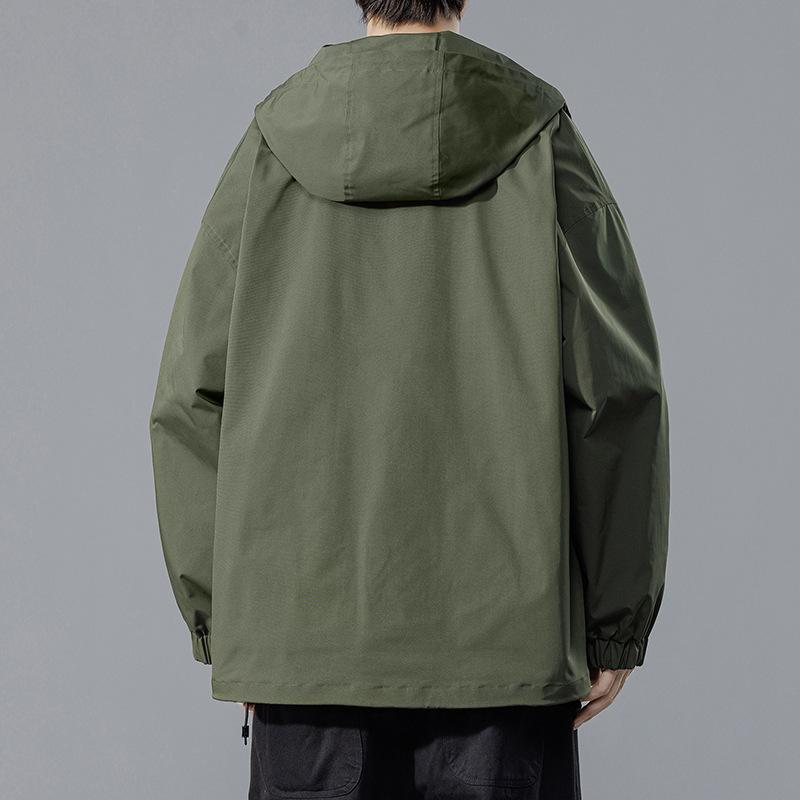 Повседневная куртка с капюшоном Мужская осенне-зимняя новая модная уличная куртка Мужская куртка